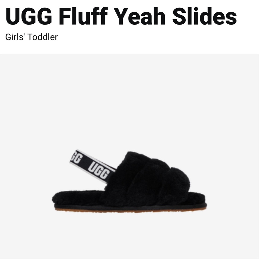 Ugg Fluff Yeah Slides Toddler sizes